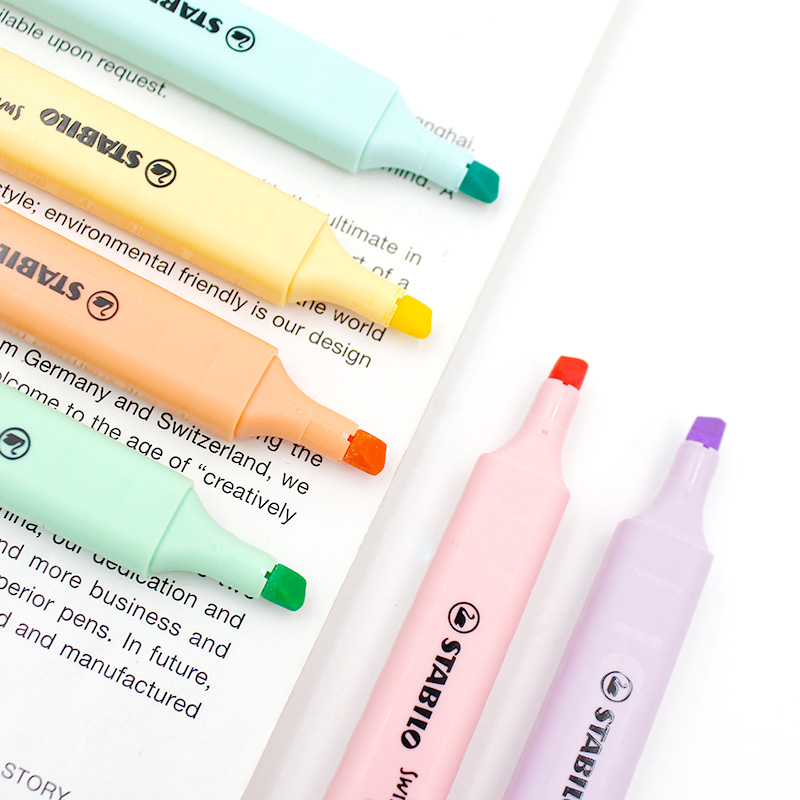 6 Pcs STABILO Highlighter 275  - đánh giá và giá Stabilo Marker Boss