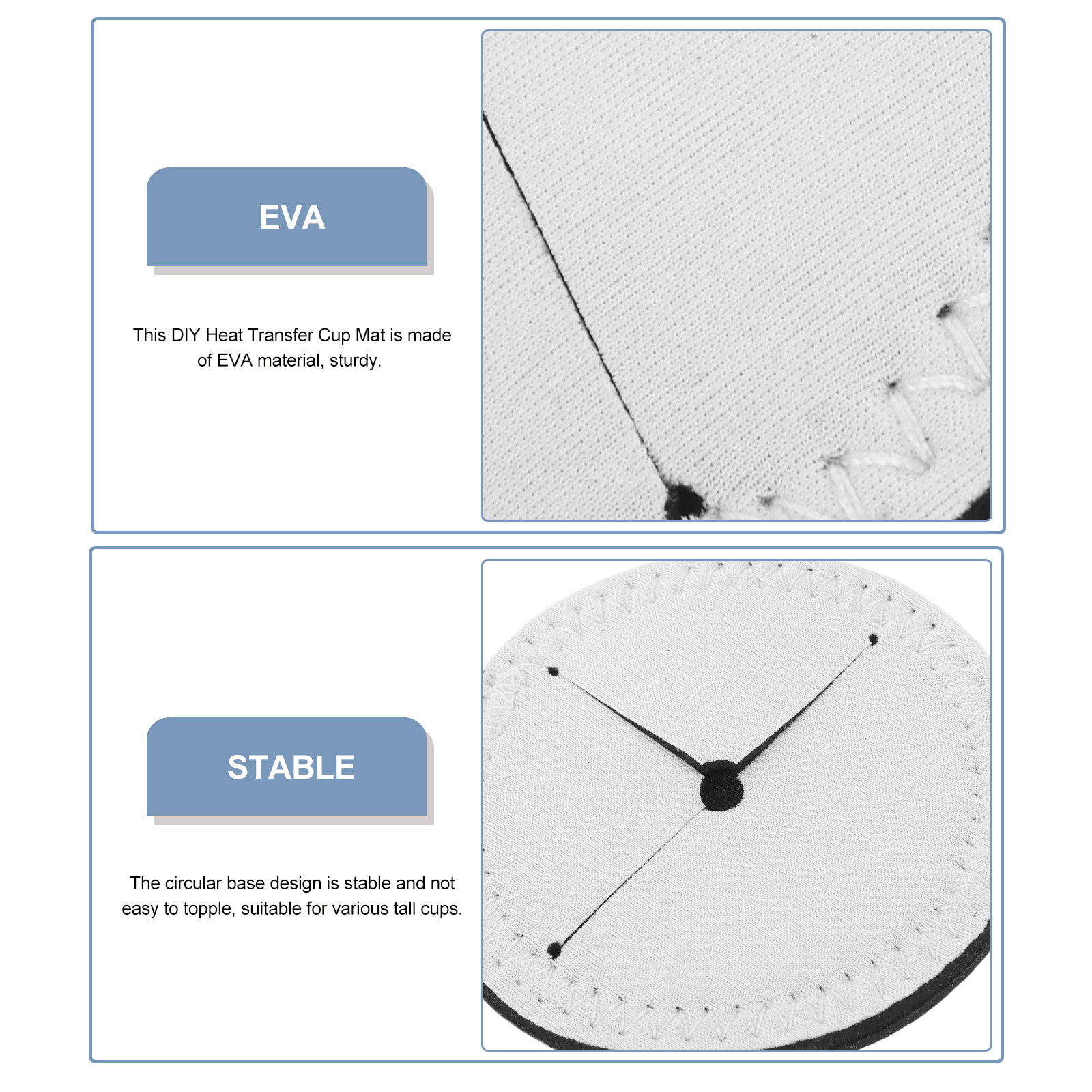 4Pcs Blank Round Heat Transfer - đánh giá và giá Coaster Sublimation Blank